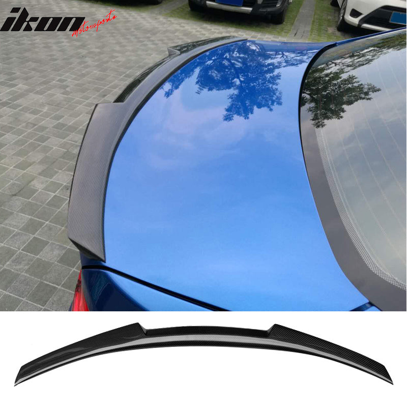 2011-2017 BMW 5-Series F10 M4 Style Carbon Fiber Rear Trunk Spoiler