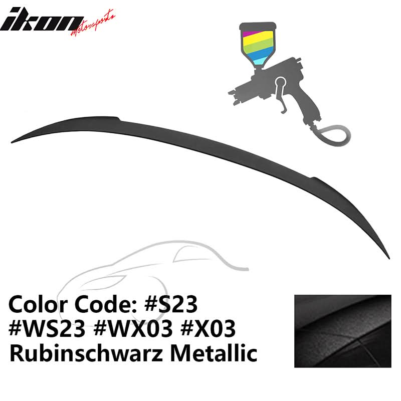 2012-2019 BMW F13 M6 Coupe V Style Rear Spoiler ABS