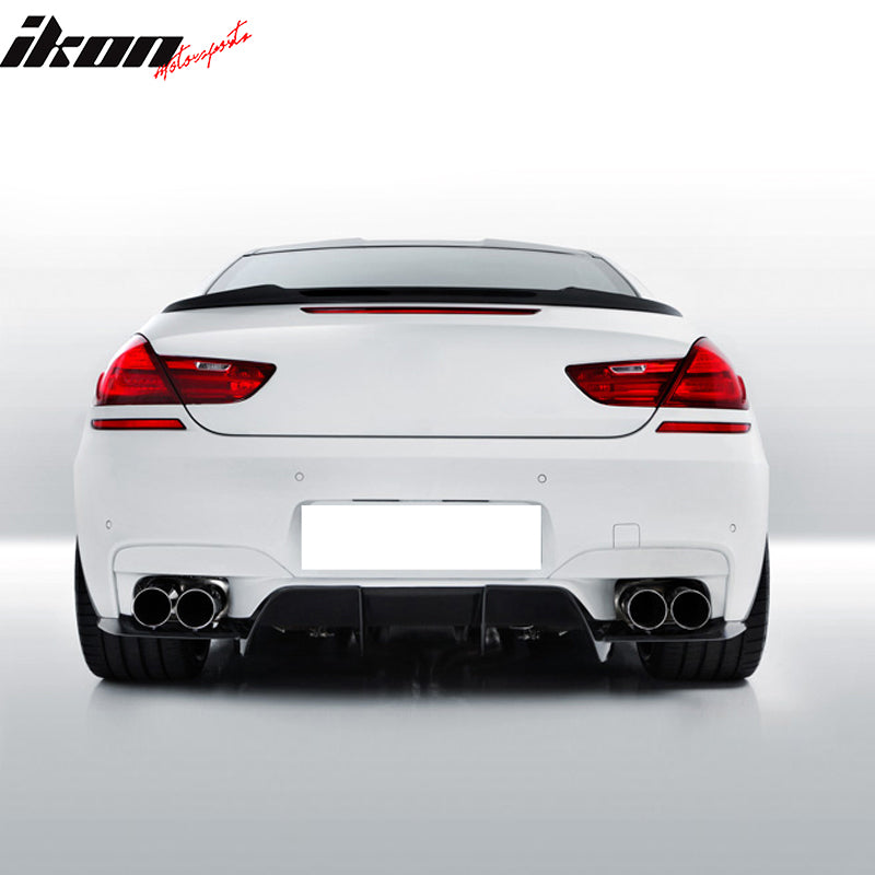 2012-2019 BMW F13 M6 Coupe V Style Rear Spoiler ABS