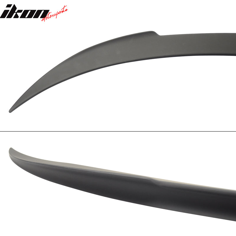 2012-2019 BMW F13 M6 Coupe V Style Matte Black Rear Spoiler Wing