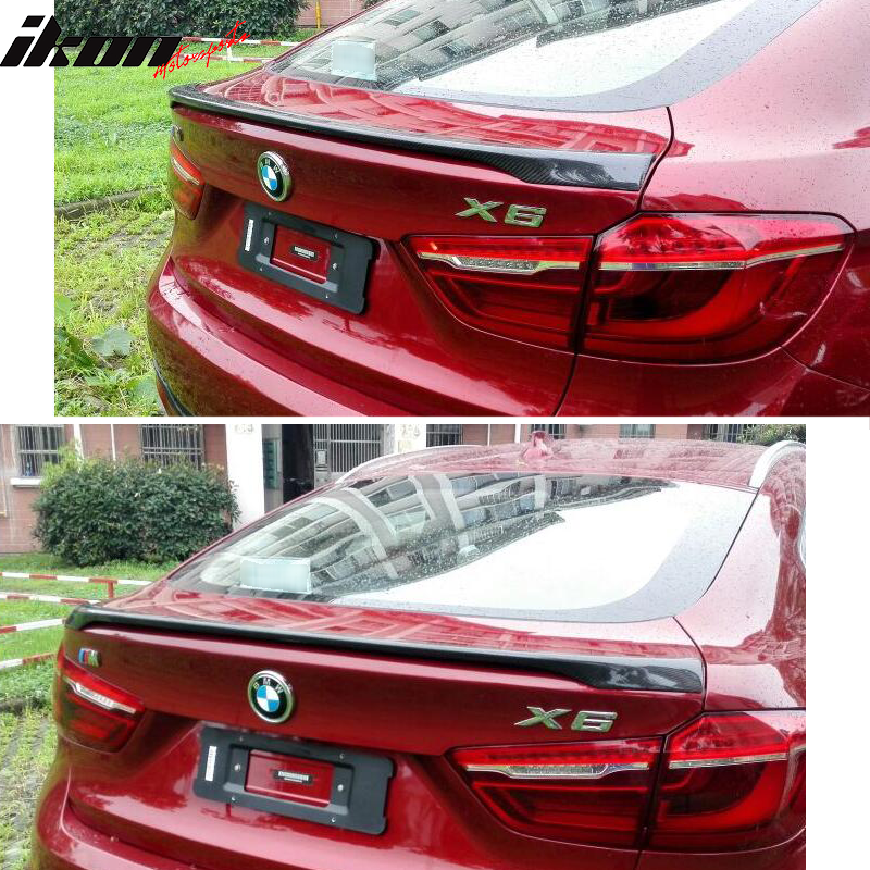 2015-2019 BMW X6 Performance Style Forged Carbon Fiber Trunk Spoiler