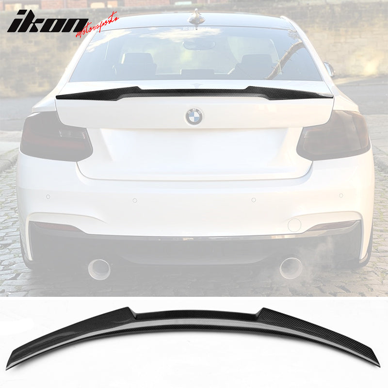 2014-2021 BMW 2-Series F22 M4 Style Carbon Fiber Trunk Spoiler Wing