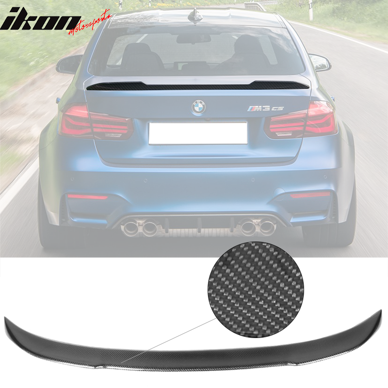 2012-2018 BMW F30 Sedan F80 M3 CS Style Carbon Fiber Trunk Spoiler