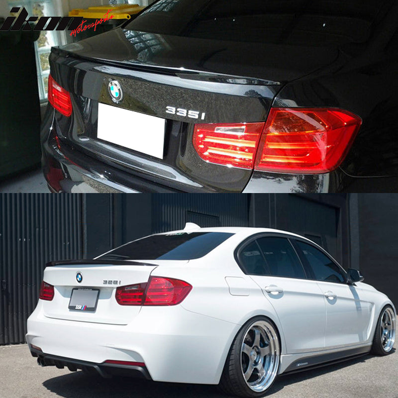 2012-2018 BMW F30 3 Series Sedan P Style Trunk Spoiler Wing Painted