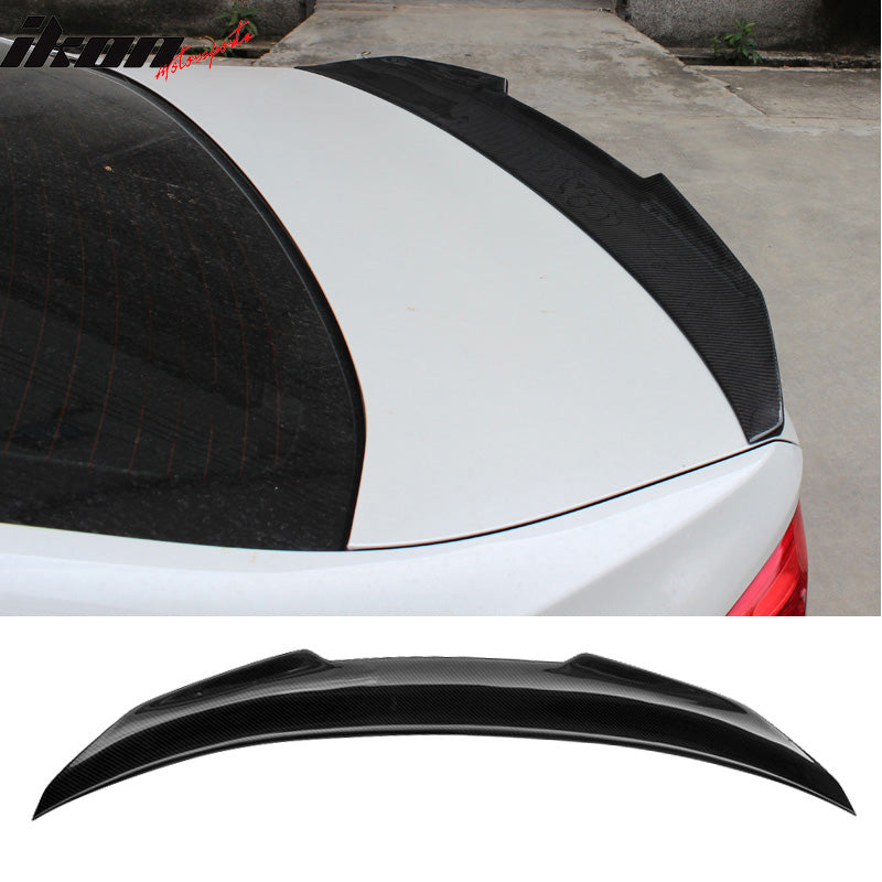 2012-2019 BMW 3-Series F30 F80 PSM Style Carbon Fiber Trunk Spoiler