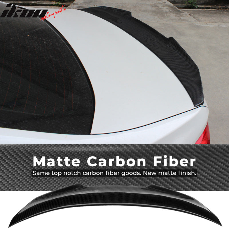 2012-2019 BMW 3-Series F30 F80 PSM Style Carbon Fiber Trunk Spoiler