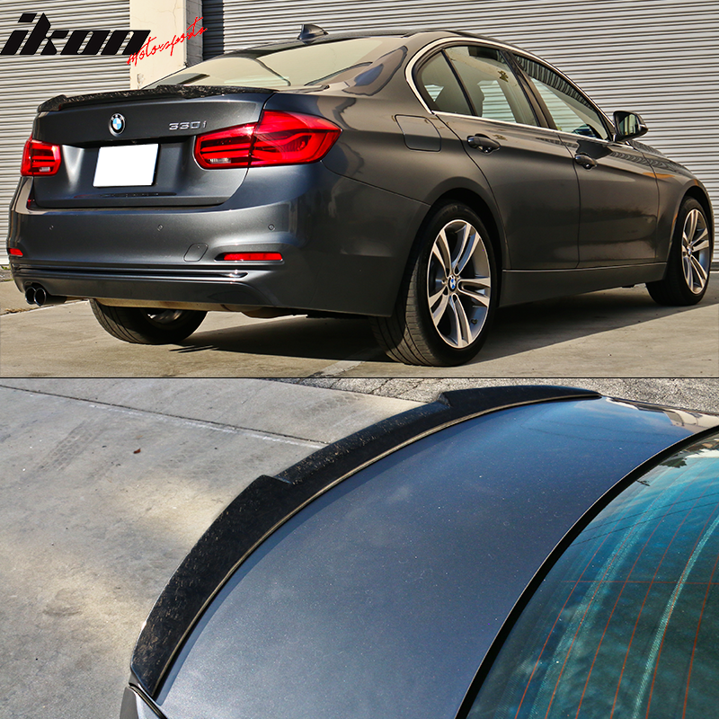 2012-2020 BMW 3-Series F30 F80 M4 Style Carbon Fiber Trunk Spoiler