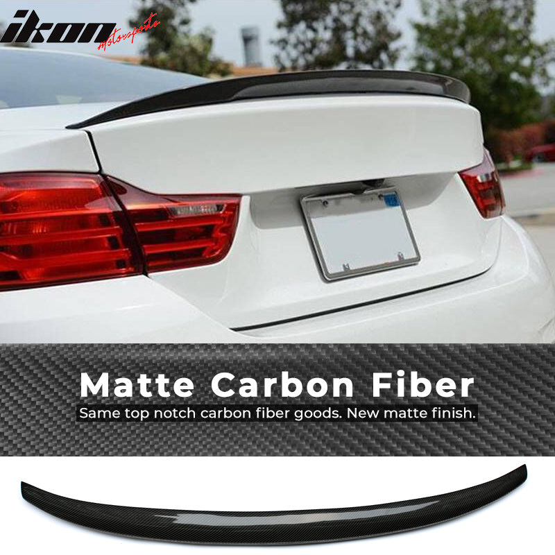 2014-2020 BMW 4-Series Performance Style Carbon Fiber Trunk Spoiler