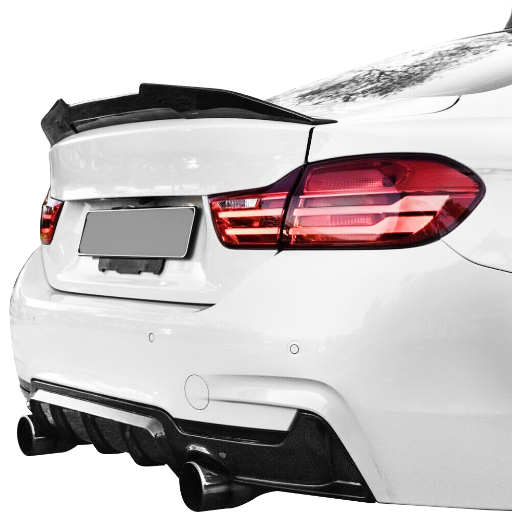 2014-2020 BMW 4-Series F32 PSM Style Carbon Fiber Trunk Spoiler Wing