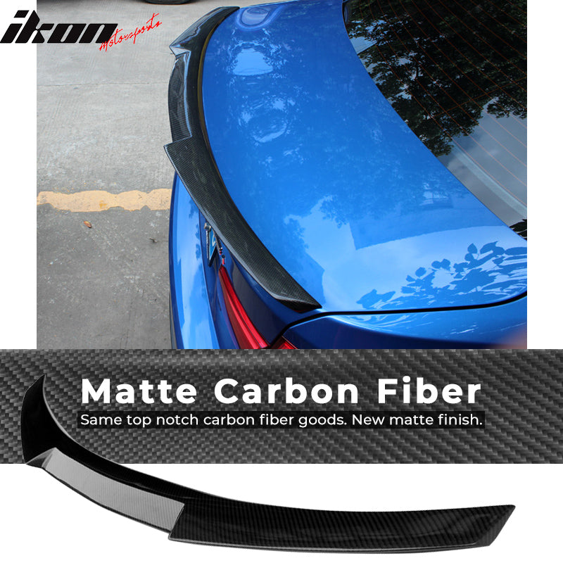 2014-2020 BMW 4-Series F33 F83 M4 Style Carbon Fiber Trunk Spoiler Lip