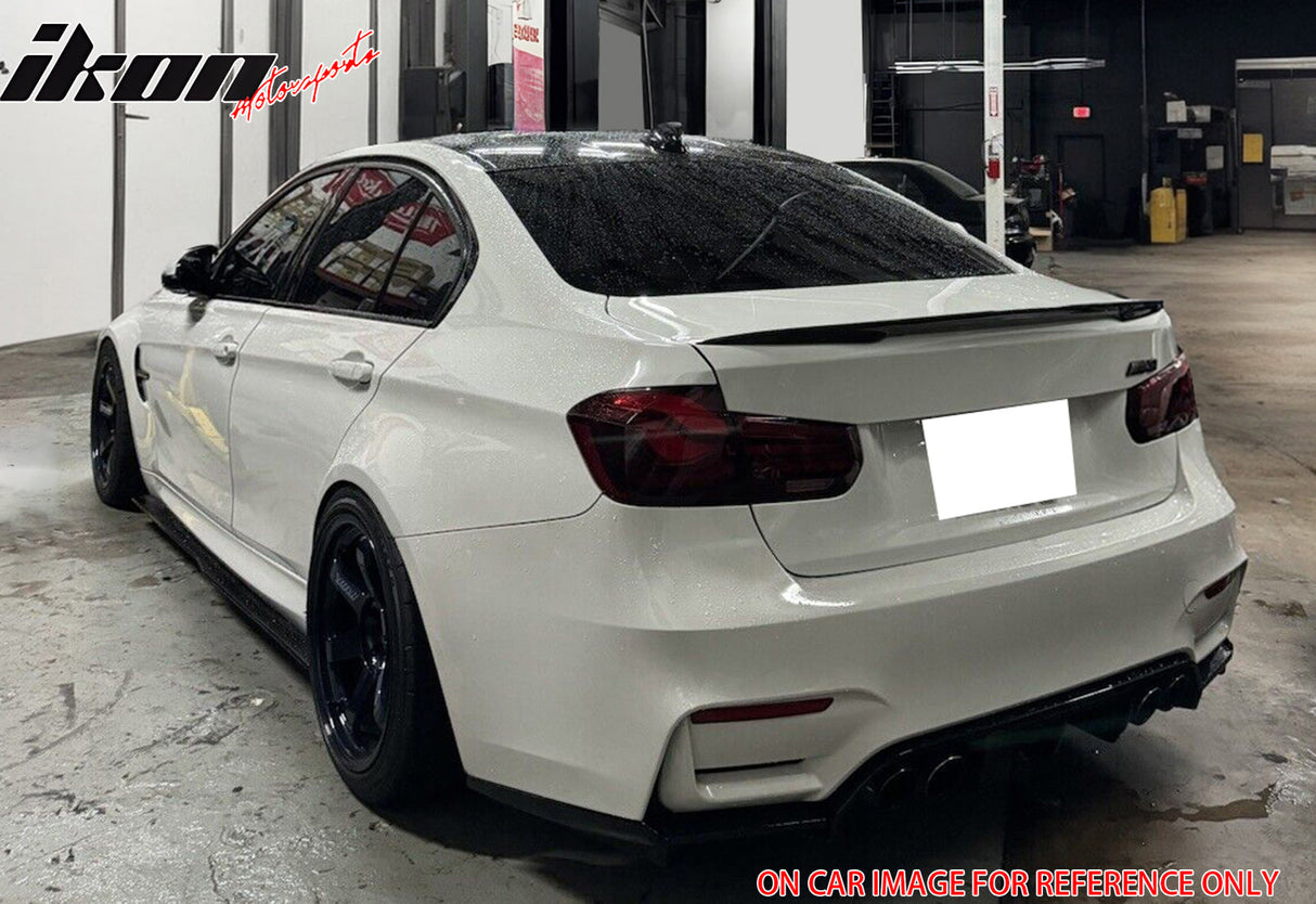 2012-2019 BMW F30 Sedan F80 M3 P Trunk Spoiler CF Print