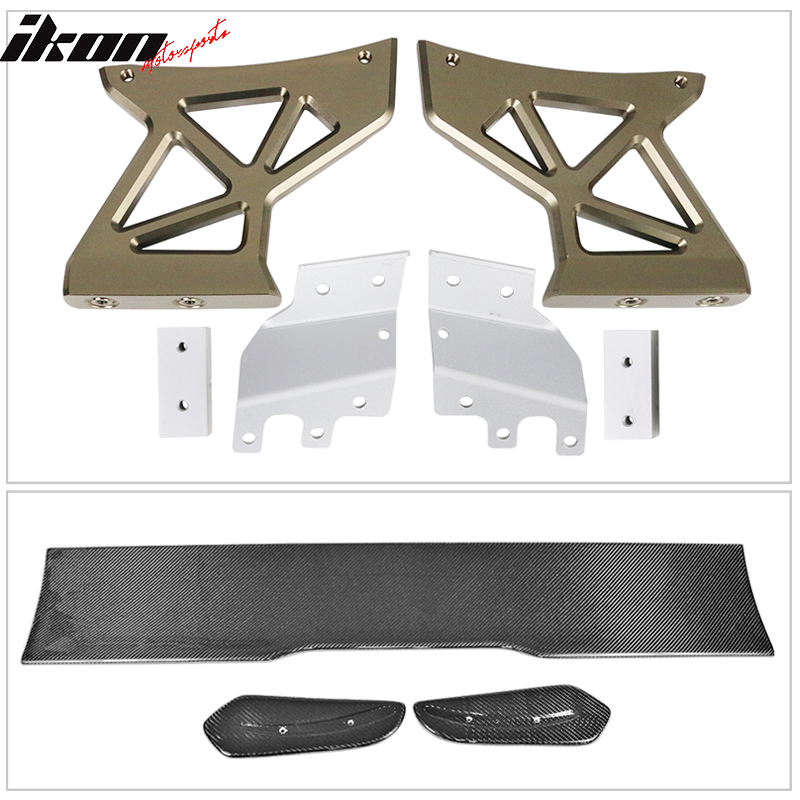 2015-2021 BMW F87 M2 F80 M3 F82 GTS Style Carbon Fiber Trunk Spoiler