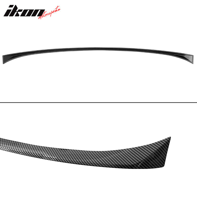 2019-23 BMW G05 X5 IKON Style Carbon Fiber Print Rear Spoiler Wing ABS