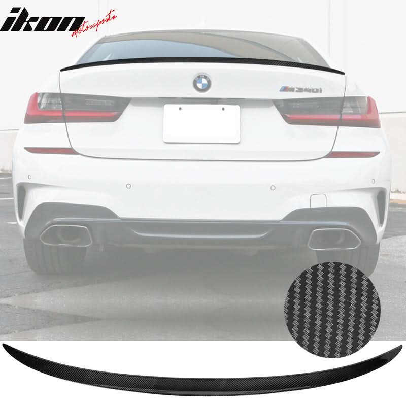 2019-2025 BMW 3 Series G20 M Style Rear Spoiler Wing Carbon Fiber