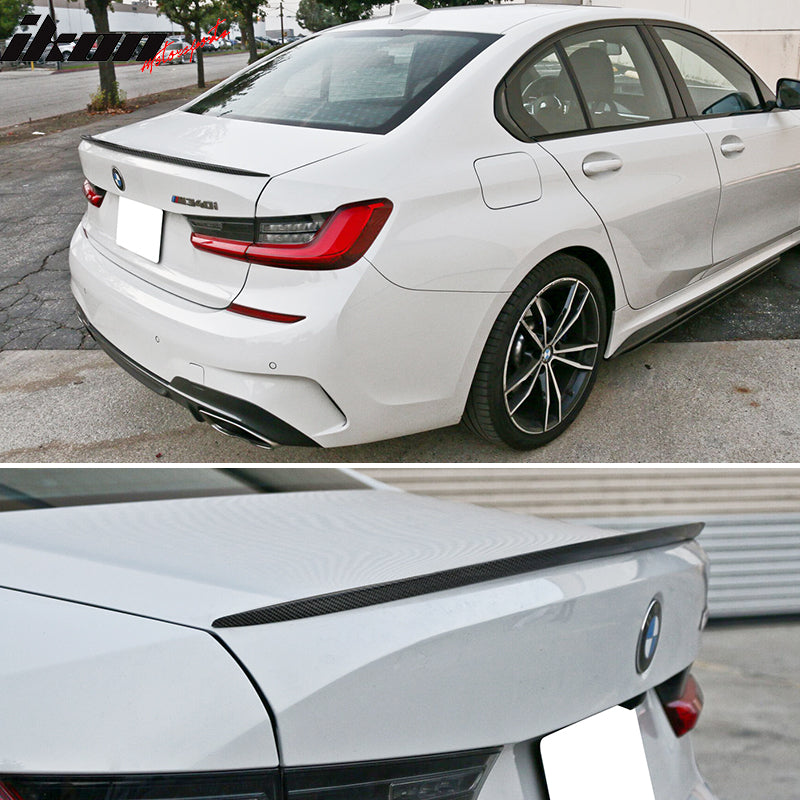 2019-2025 BMW 3 Series G20 M Style Rear Spoiler Wing Carbon Fiber