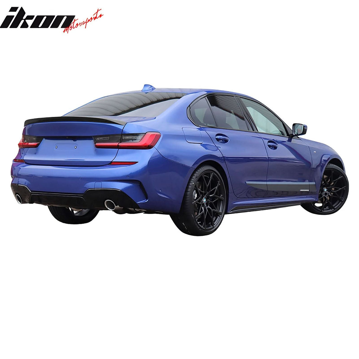 2019-2024 BMW G20 3 Series W07 Silver Metallic Matte Trunk Spoiler ABS