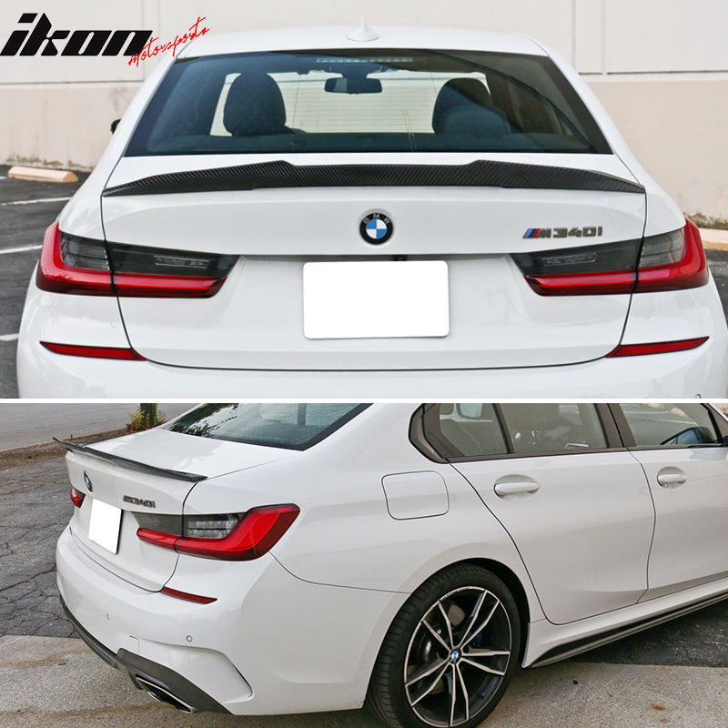 2019-2025 BMW 3 Series G20 PSM Style Rear Spoiler Wing Carbon Fiber
