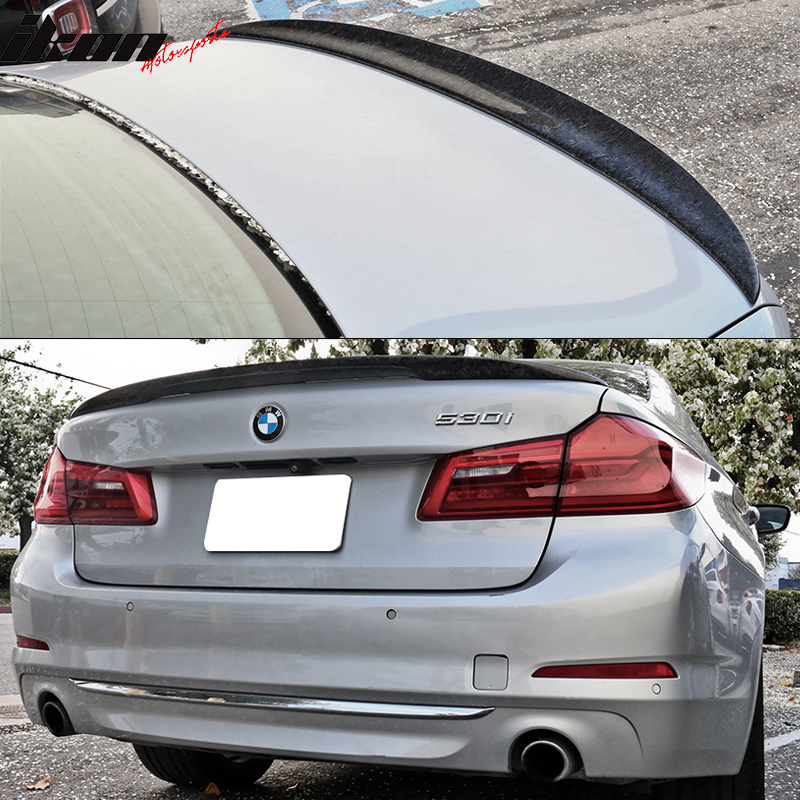 2017-2023 BMW 5 Series IKON Style Forged Carbon Fiber Trunk Spoiler