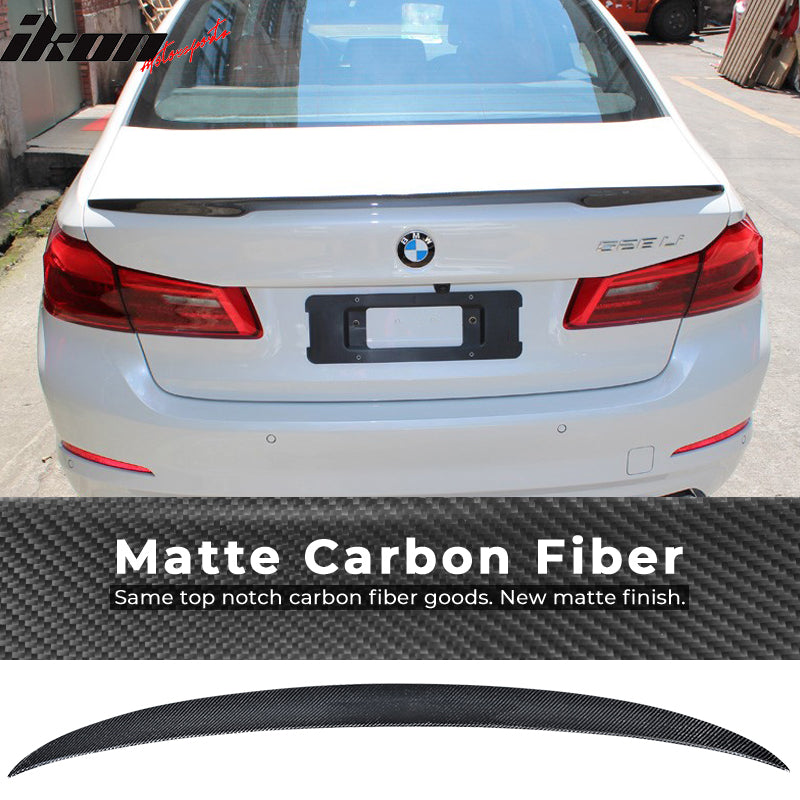 2017-2023 BMW G30 5 Series M Style Carbon Fiber Trunk Spoiler Wing