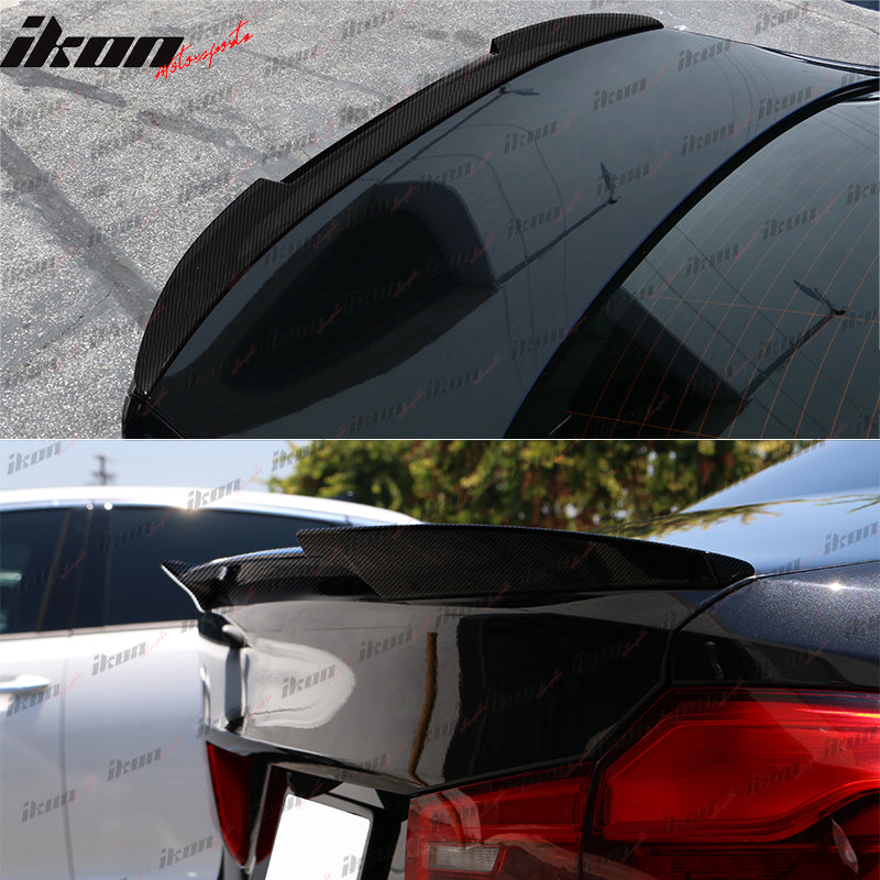 2017-2023 BMW G30 5-Series 4DR M4 Style Rear Spoiler Wing Carbon Fiber