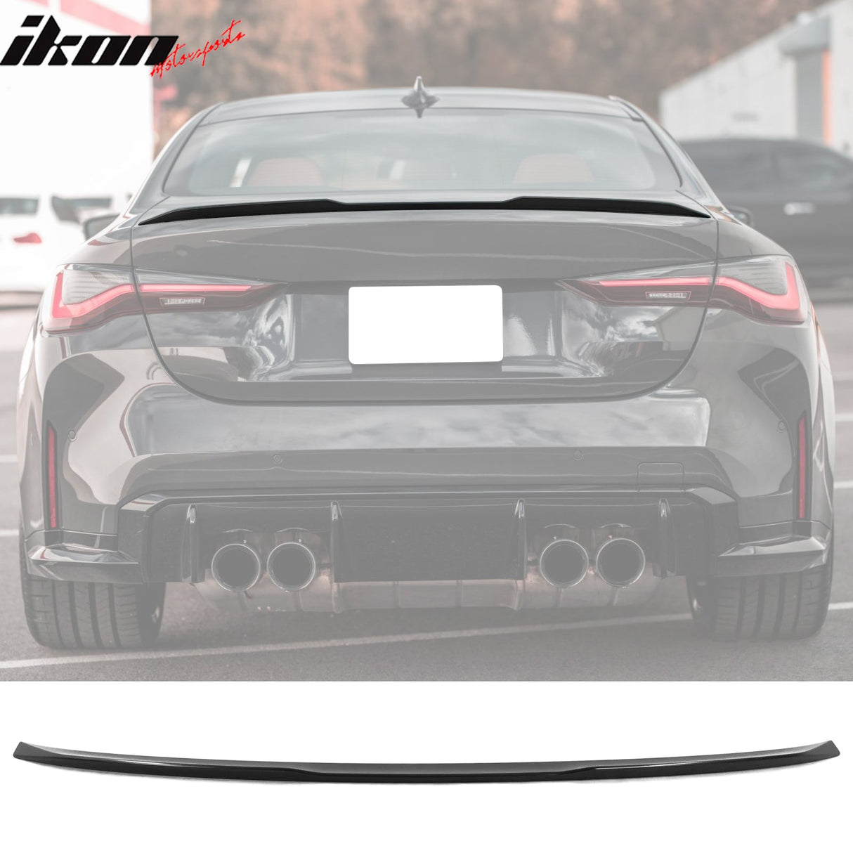 2021-2025 BMW 4 G22 G82 M4 2dr M4 Style Trunk Spoiler ABS