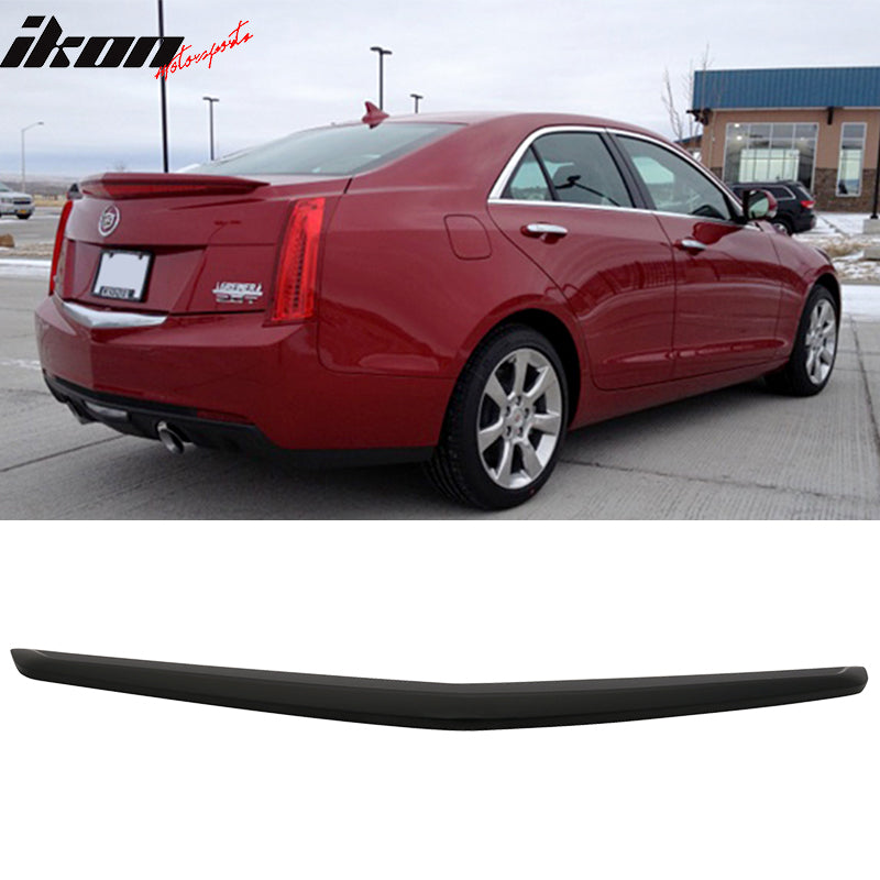 2013-2018 Cadillac ATS Sedan OEM Style Painted Rear Trunk Spoiler