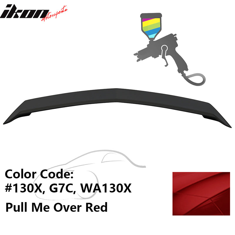 2016-2019 Cadillac ATS Sedan V Style Trunk Spoiler Wing ABS