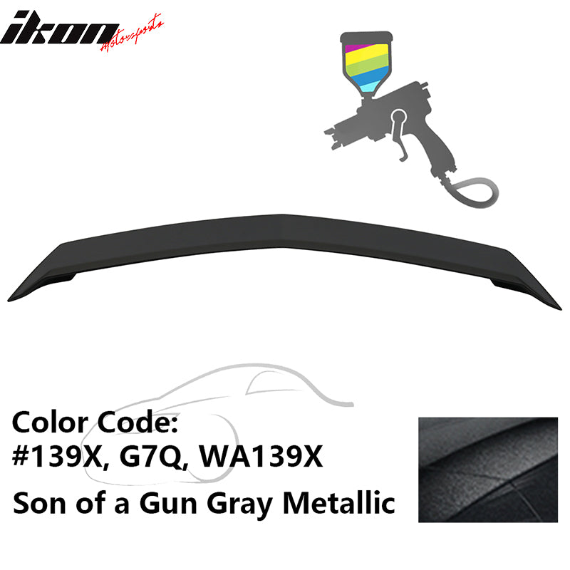 2016-2019 Cadillac ATS Sedan V Style Trunk Spoiler Wing ABS
