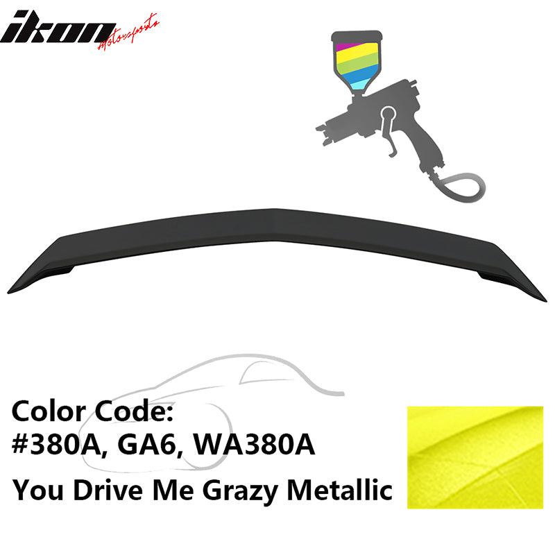 2016-2019 Cadillac ATS Sedan V Style Trunk Spoiler Wing ABS