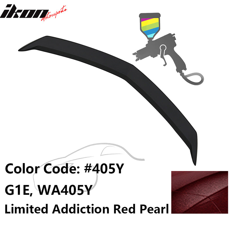 2016-2019 Cadillac ATS Sedan V Style Trunk Spoiler Wing ABS