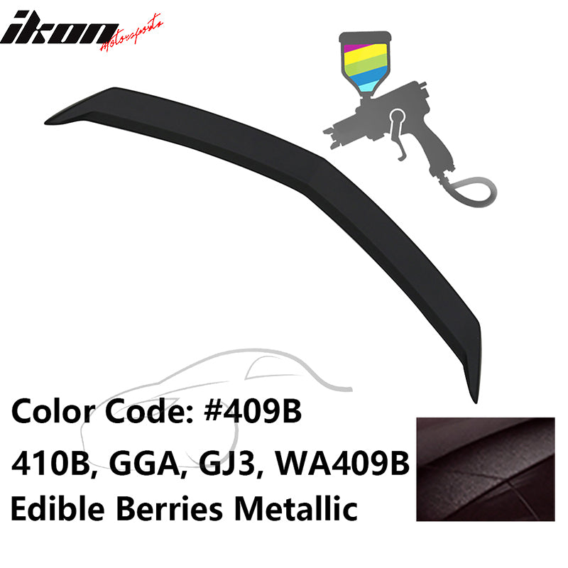 2016-2019 Cadillac ATS Sedan V Style Trunk Spoiler Wing ABS