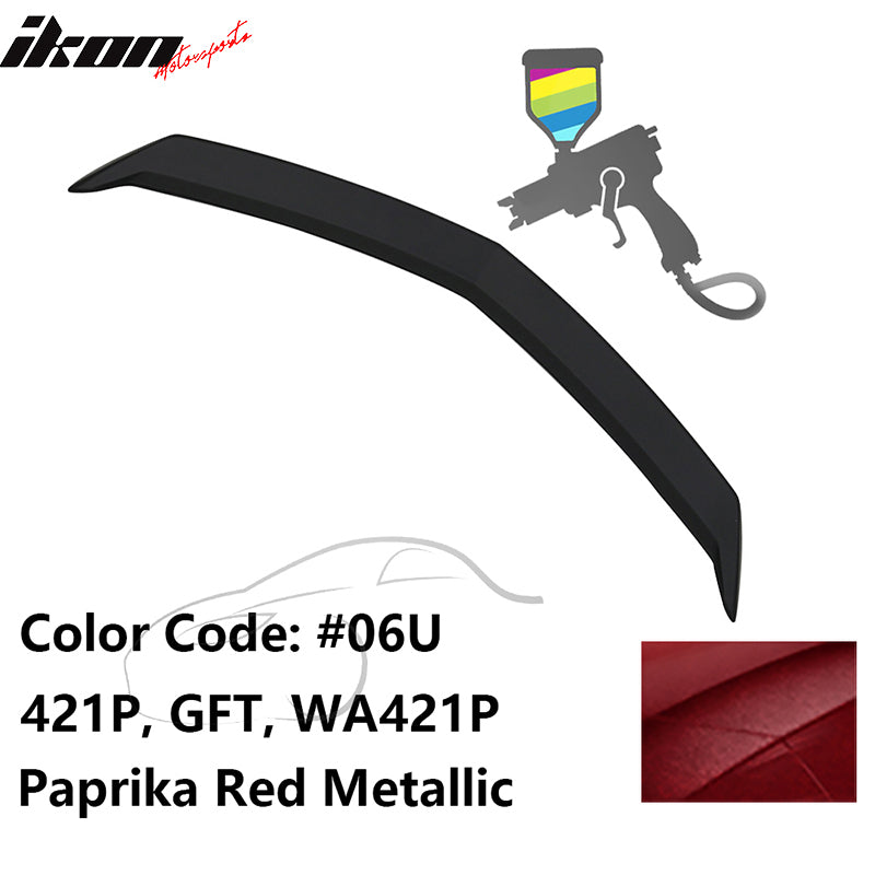 2016-2019 Cadillac ATS Sedan V Style Trunk Spoiler Wing ABS