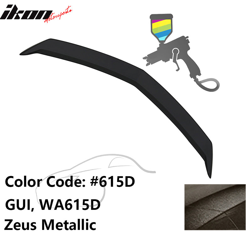2016-2019 Cadillac ATS Sedan V Style Trunk Spoiler Wing ABS