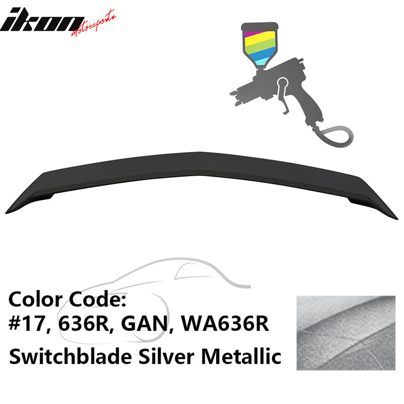 2016-2019 Cadillac ATS Sedan V Style Trunk Spoiler Wing ABS