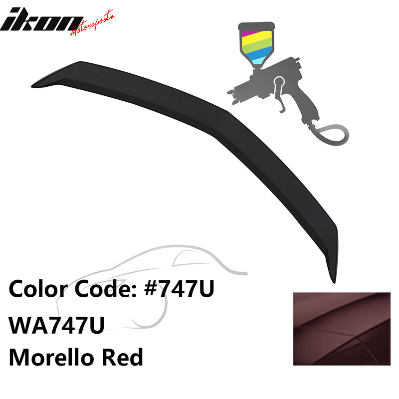 2016-2019 Cadillac ATS Sedan V Style Trunk Spoiler Wing ABS