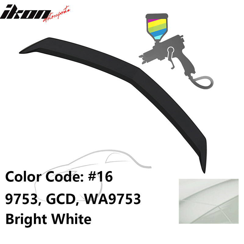 2016-2019 Cadillac ATS Sedan V Style Trunk Spoiler Wing ABS