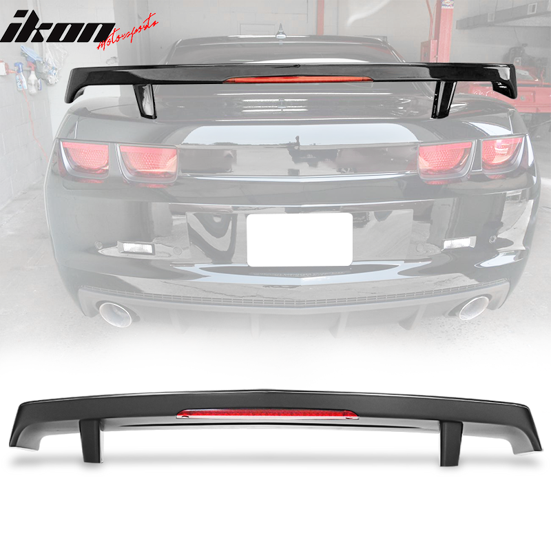 2010-2013 Chevy Camaro GM Style Trunk Spoiler Wing With Light ABS
