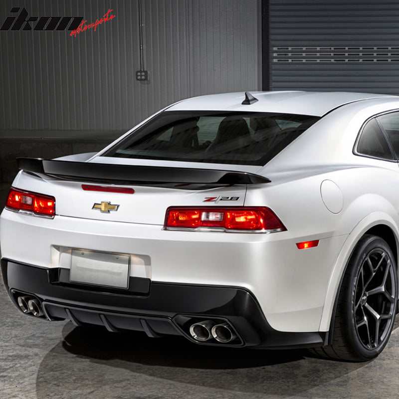2014-2015 Chevrolet Camaro Painted Color ABS Flush Mount Trunk Spoiler