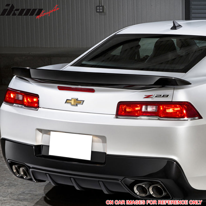 2014-2015 Chevrolet Camaro Painted Color ABS Flush Mount Trunk Spoiler