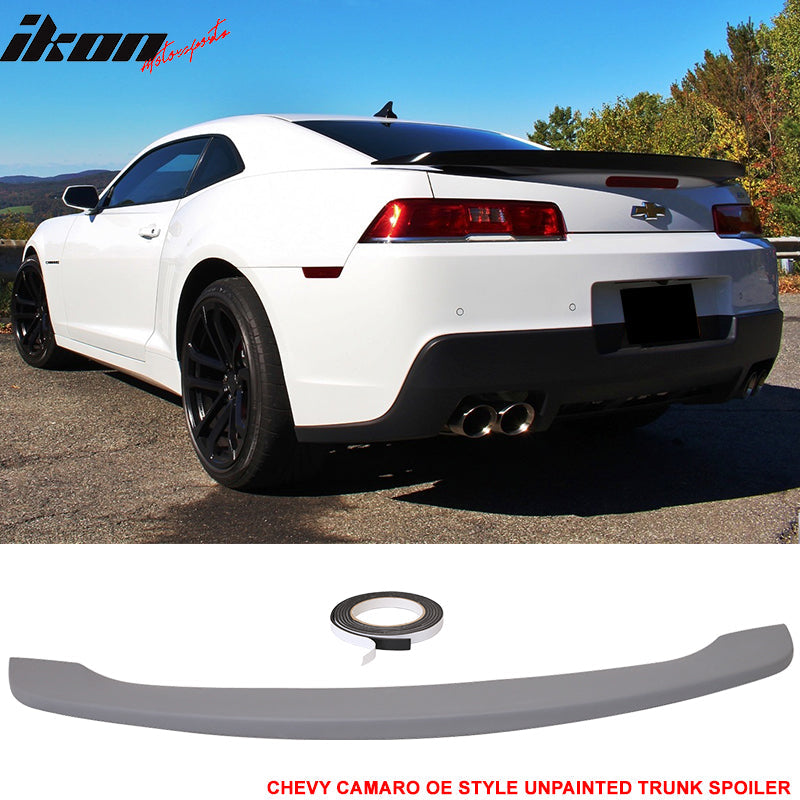 2014-2015 Chevy Camaro Rear Trunk Spoiler Ducktail Wing Lip ABS
