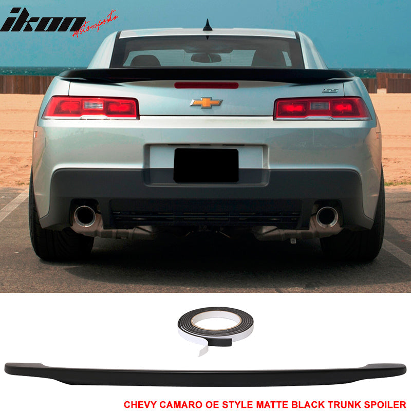 2014-2015 Chevy Camaro Rear Trunk Spoiler Ducktail Wing Lip ABS