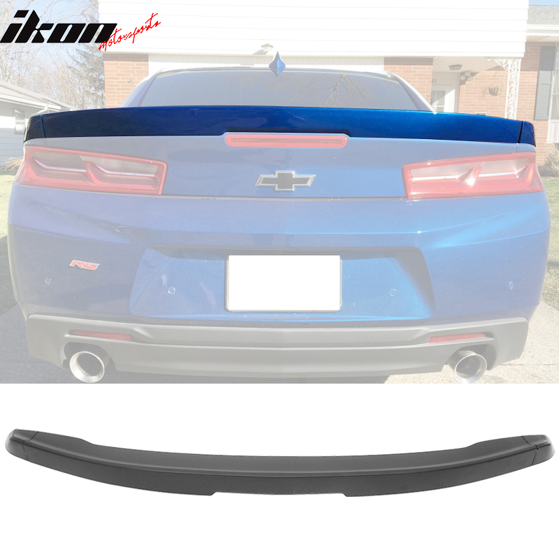 2016-2024 Chevy Camaro Unpainted ABS Rear Trunk Lid Spoiler Wing Lip