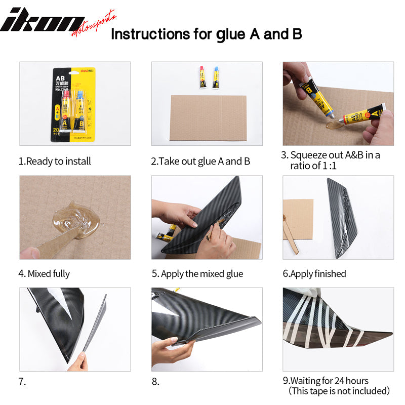 2016-2023 Chevy Camaro ZL1 1LE Style Carbon Fiber Trunk Spoiler Wing