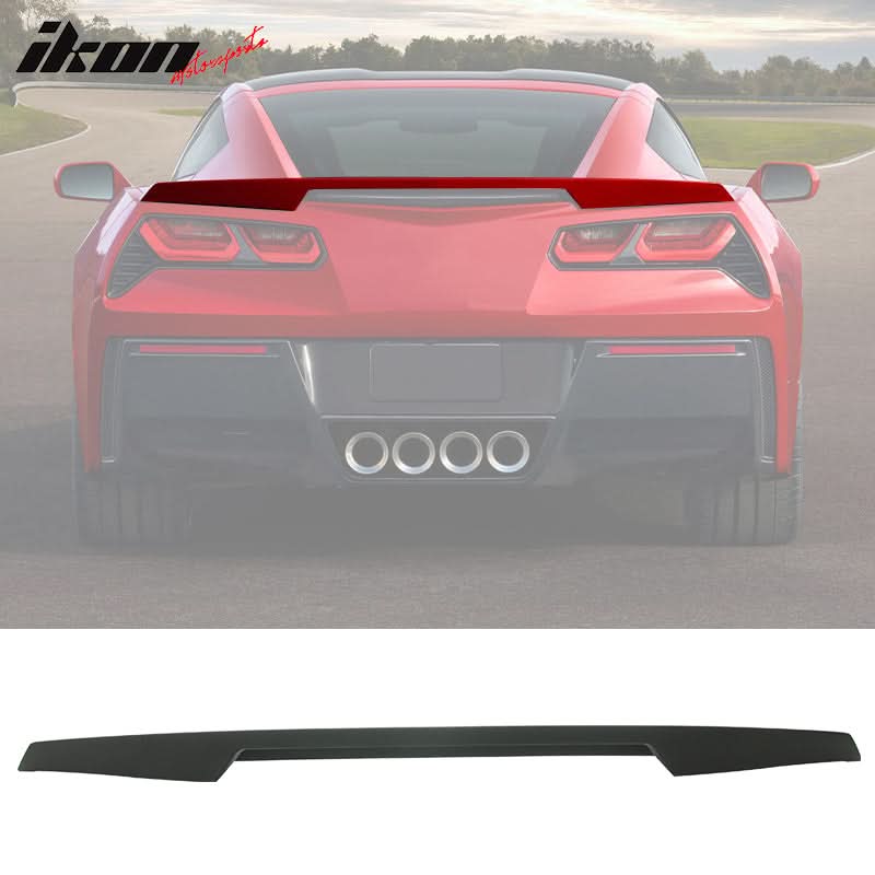 2014-2019 Chevrolet Corvette C7 Painted ABS Rear Trunk Spoiler Wing