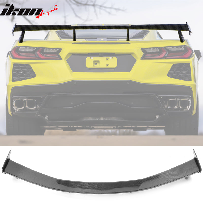 2020-2025 Chevy Corvette High Wing Trunk Spoiler Wing ABS