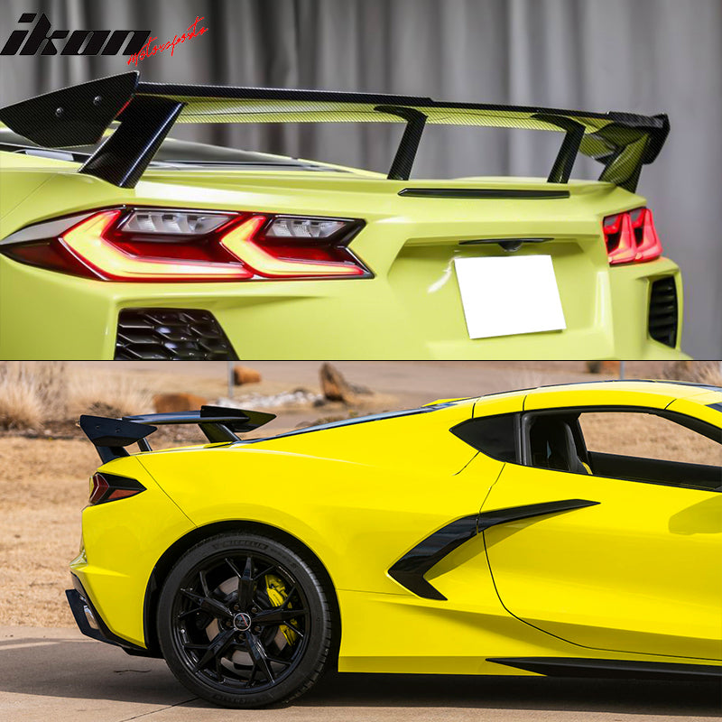 2020-2025 Chevy Corvette High Wing Trunk Spoiler Wing ABS