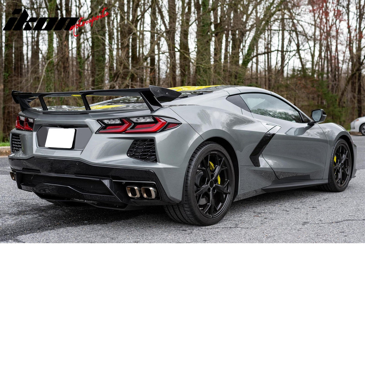 2020-2025 Chevy Corvette High Wing Trunk Spoiler Wing ABS