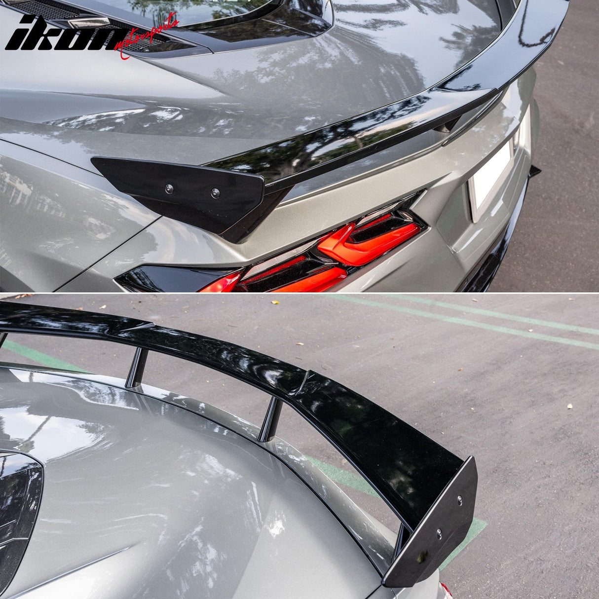 2020-2025 Chevy Corvette High Wing Trunk Spoiler Wing ABS