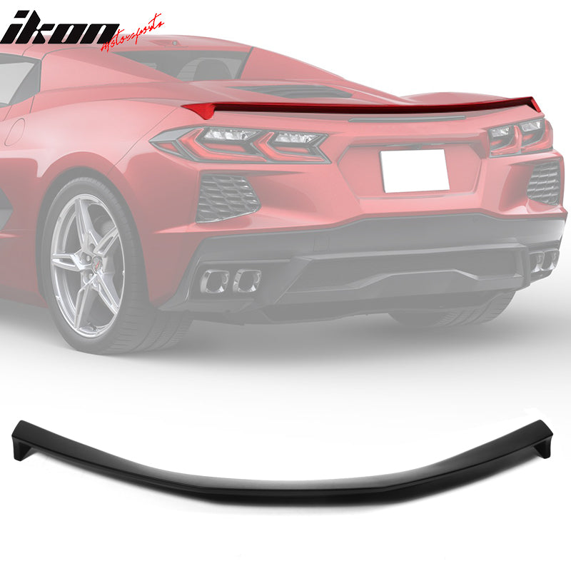 2020-2025 Chevy Corvette Z51 Low Profile Trunk Rear Spoiler ABS