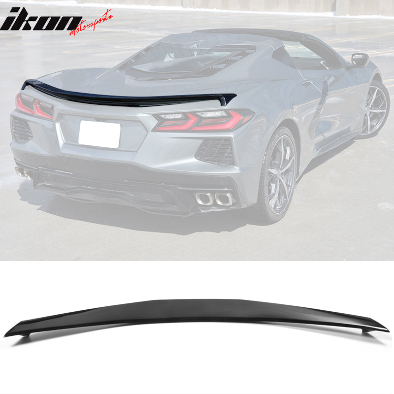 2020-2025 Chevy Corvette Z51 Low Profile Trunk Rear Spoiler ABS